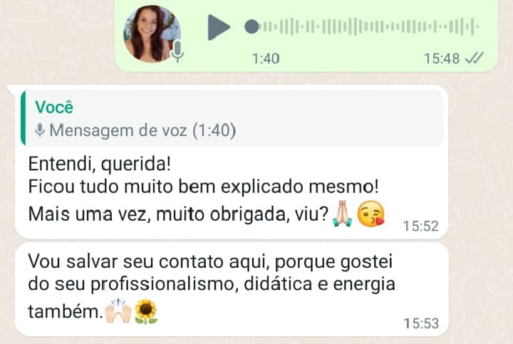 Depoimento 12 sobre a Numerologia do Ano Pessoal