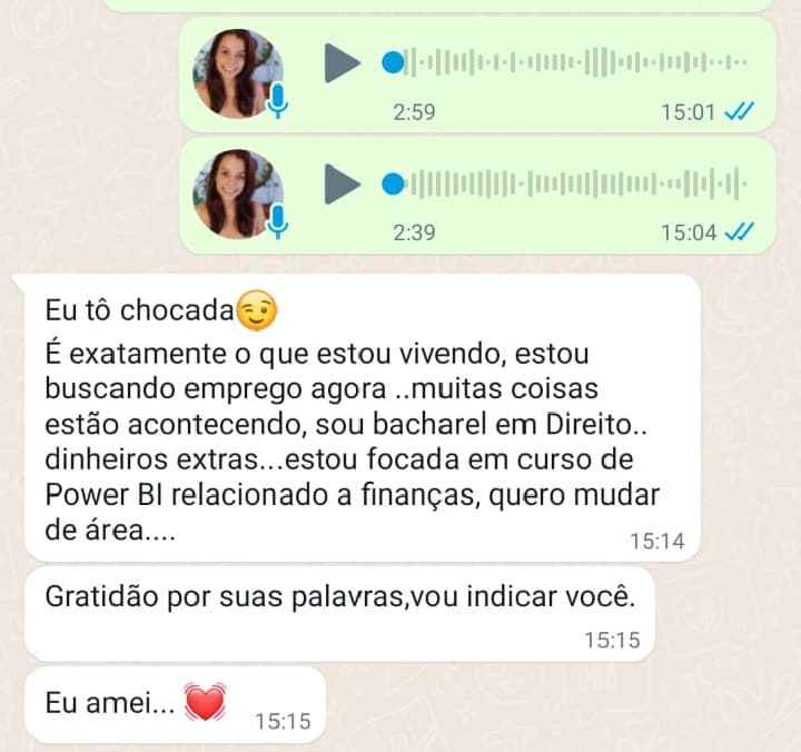 Depoimento 17 sobre a Numerologia do Ano Pessoal